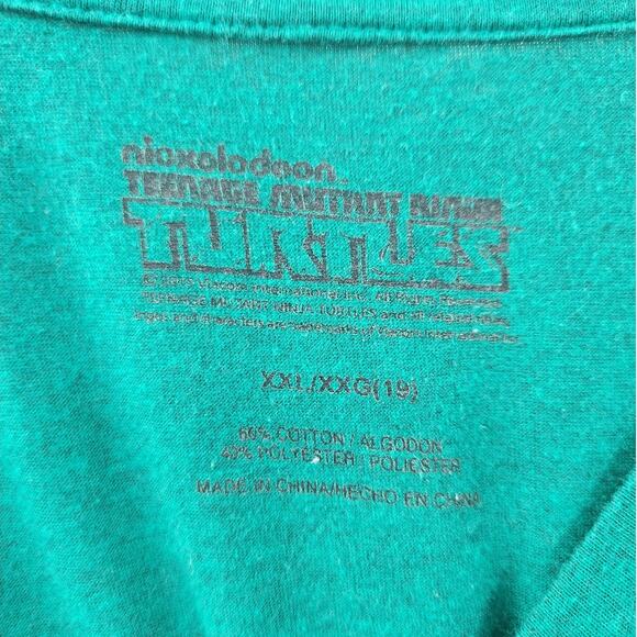 NINJA TURTLES TMNT Boxy 3/4 Sleeve Top Womens Size XXL (2XL) - Picture 3 of 4